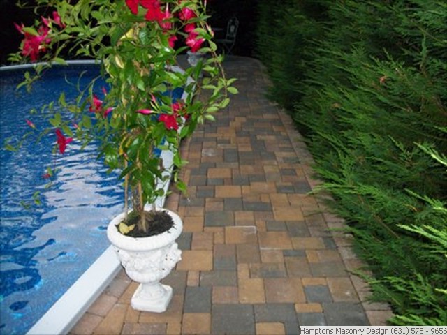 Pool Patio with Privacy Plantings 2 of 4<br/>